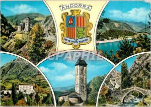 Postcard Modern Valls of Andorra