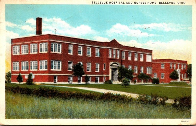 Ohio Bellevue Hospital and Nurses Home 1940 Curteich