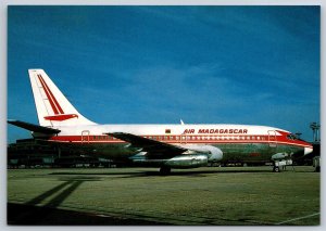 Airplane Postcard Air Madagascar Airlines Airways Boeing 737 5R-MFB FU16