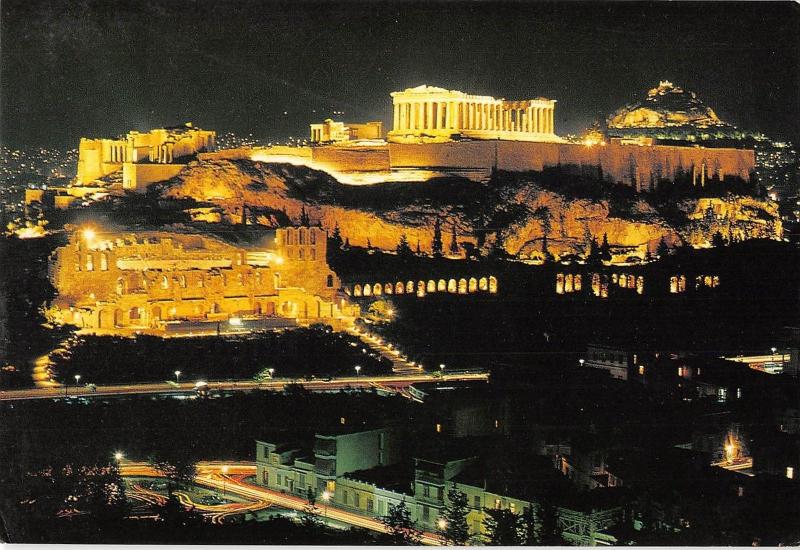 BT13054 athens akropolis by night    athena      Greece