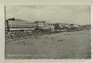 iw0076 - Sandown from the Pier , Isle of Wight - postcard by Dean