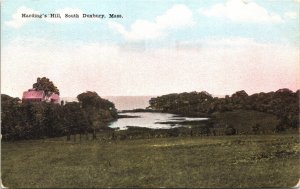 Postcard MA South Duxbury Harding's Hill Pub. H.A. Dickerman & Son 1917 V203