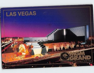 Postcard MGM Grand Las Vegas Nevada USA