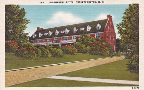 North Carolina Rutherfordton Iso Thermal Hotel