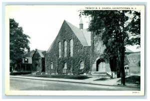 Trinity M.E Church Street View Hackettstown New Jersey NJ Unposted Postcard 
