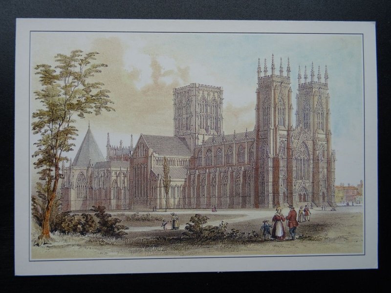 Yorkshire Collection 4 x YORK & YORK MINSTER c1980s Postcard