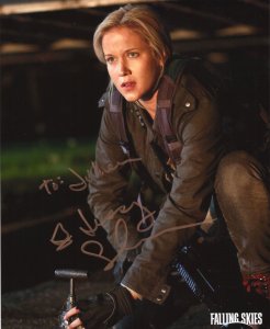 Jessy Schram Falling Skies 10x8 Hand Signed Photo