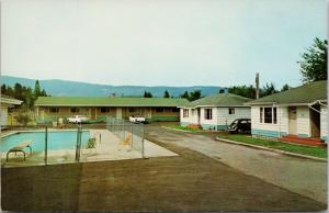 Somass Auto Court & Motel Port Alberni BC Unused Vintage Postcard D79