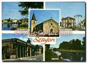 Modern Postcard Saujon various views