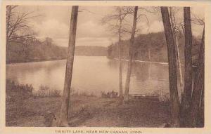 Connecticut New Canaan Trinity Lake Albertype