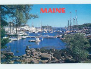 Unused 1980's BOAT HARBOR Camden Maine ME hn3343@