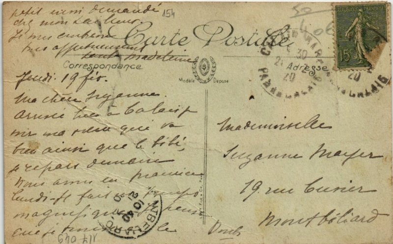 CPA L'ind. des Tulles et Dentelles - Raccommodage des pieces écrues (117049)