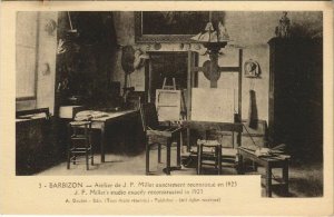 CPA BARBIZON - Atelier de J. F. Millet exactement en 1923 (120008)