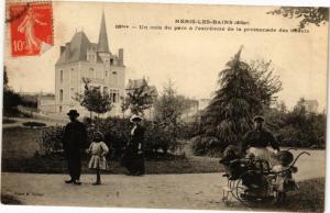 CPA NÉRIS-les-BAINS - Un coin du parc a l'extrémité de la promenade (262909)