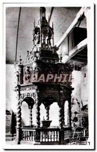 Old Postcard Guimilau The church's baptistery