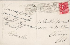 St. Boniface Manitoba RC Convent c1917 Buy War Savings Cancel Postcard G58