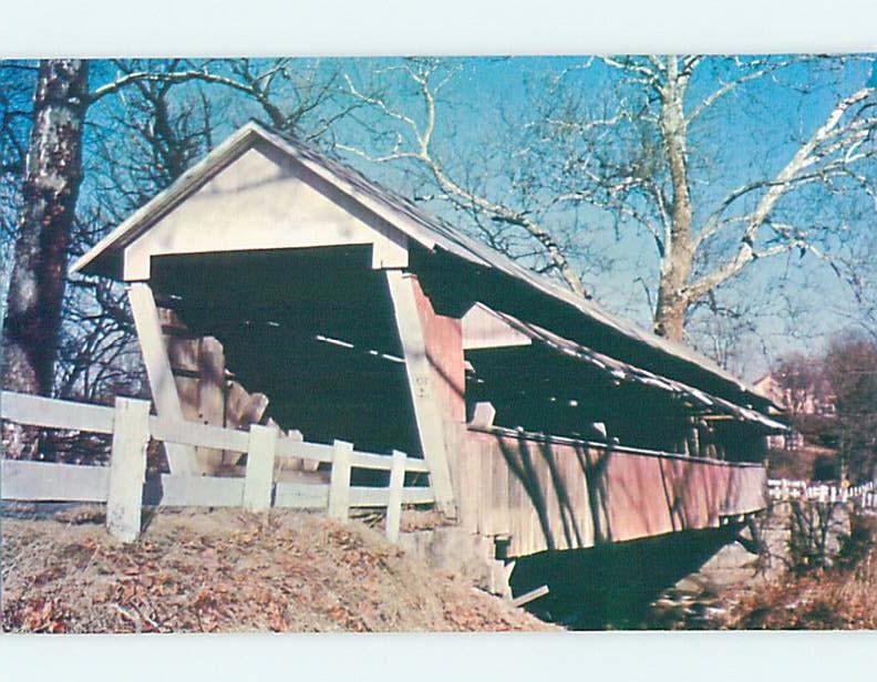 Pre-1980 COVERED BRIDGE Basil - Baltimore Ohio Ohio OH ho5223