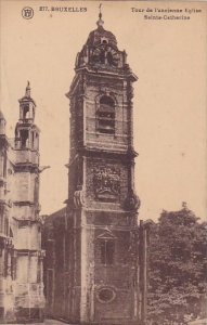 Belgium Brussells Tour De Lancienne Eglise Sainte Catherine