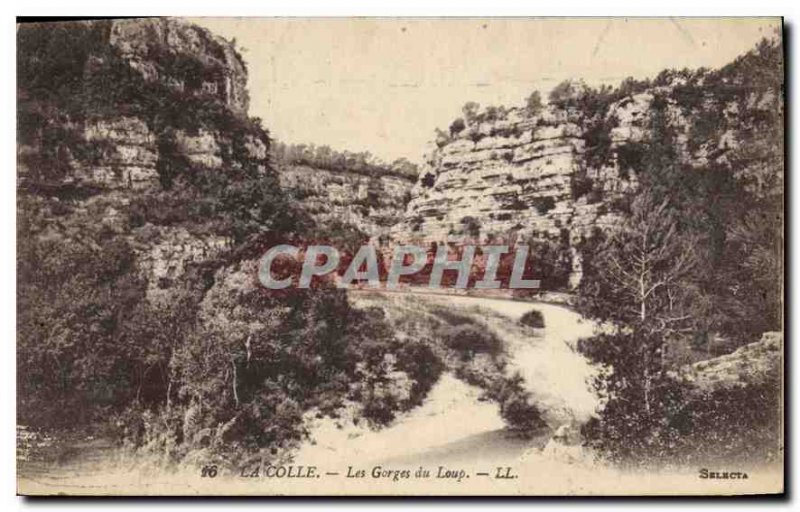 Postcard Old La Colle The George Wolf