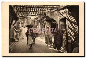 Old Postcard Morocco Morocco In Souks