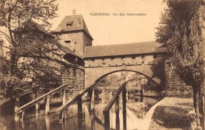 B262 Germany 1910 Nuernberg An den Kasematten Bridge postcard