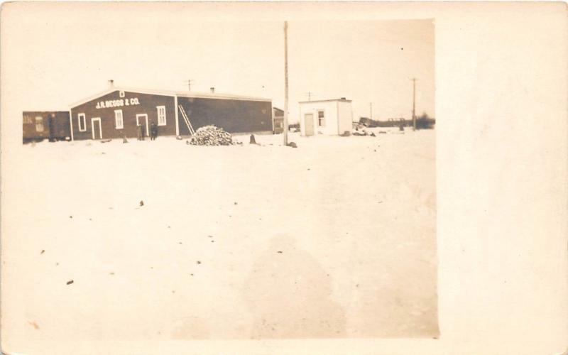 D87/ Cameron Wisconsin Wi Real Photo RPPC Postcard c1910 J.R. Beggs Factory