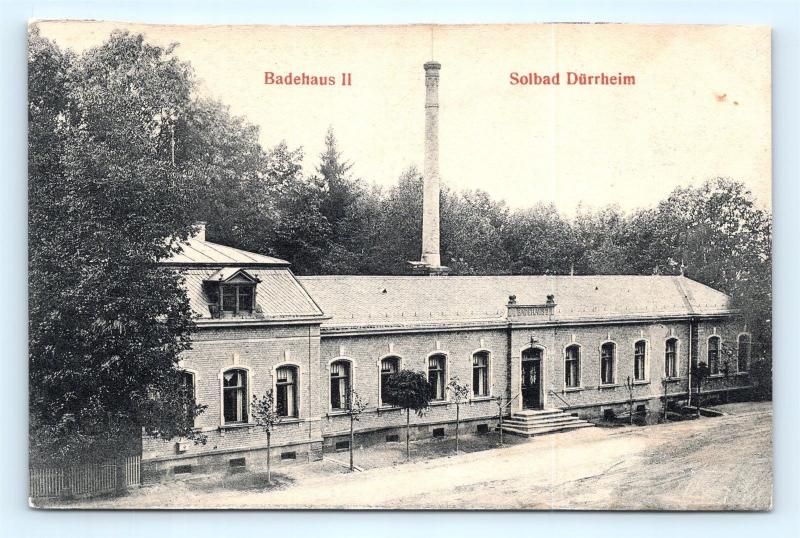 Postcard Germany Solbad Durrheim Badehaus II Bathhouse  J13