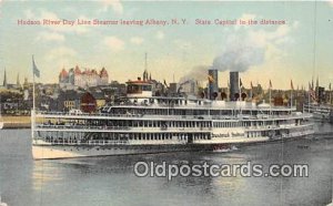 Hudson River Day Line Steamer Albany, NY USA Ship 1909 