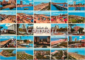 Postcard Modern Saluti lignano