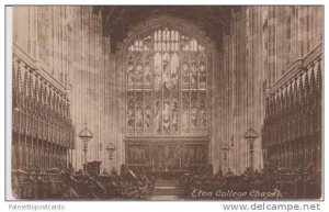 Interior View of Pews inside Chapel, Eton College, Windsor, Berkshire, Englan...