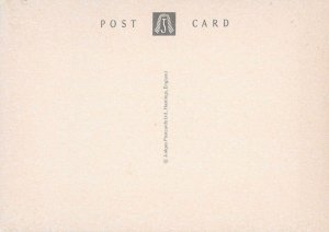 UK Postcard England Durham Cathedral Nave and Rose window