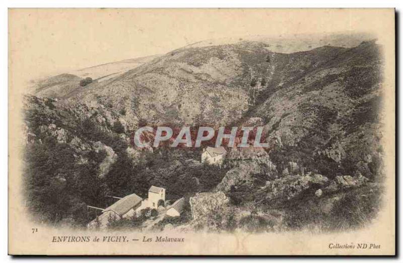 Surroundings of Vichy Old Postcard The Malavaux
