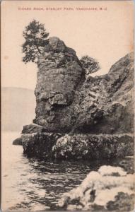 Siwash Rock Stanley Park Vancouver BC British Columbia Unused Postcard E25