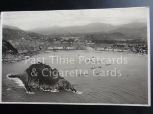 Old RPPC Spain: San Sebastian, Vista desde el monte Igueldo