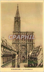 Modern Postcard Strasbourg La Cathedrale