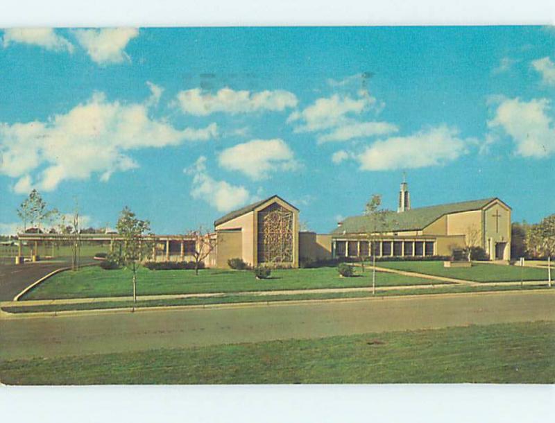 Pre-1980 CHURCH SCENE Bryan Ohio OH hs7635