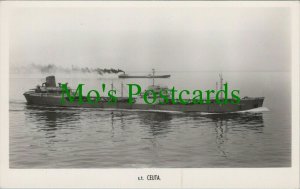 Shipping Postcard - Cargo Ship - Oil Tanker Ceuta RS28753