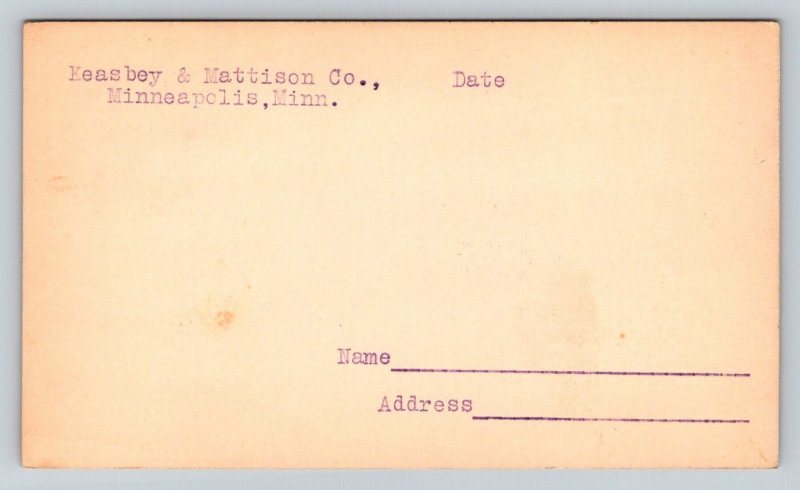 Keasbey & Mattison Co.   Minneapolis  Minnesota   Postcard