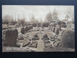 Essex SAFFRON WALDON Dutch Garden - Old Postcard by Hart & Son