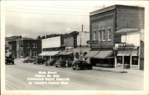 CUSTER SOUTH DAKOTA SD Canedy's Camera Shop Jack's Caf� RPPC