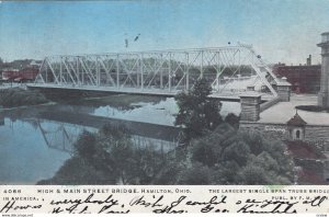 HAMILTON , Ohio , 1906 ; High & Main Street Bridge