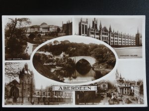 ABERDEEN 5 Picture Multiview c1926 RP