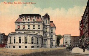 Post Office, East Side, Hartford, Connecticut, 1915 Postcard, Unused