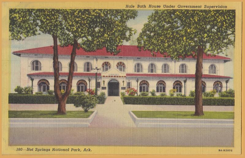 Hot Springs National Park, Ark., Hale Bath House under Government supervision