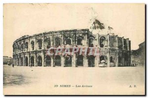 Old Postcard Nimes Les Arenes