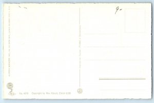 Alfred Mainzer Signed Postcard Anthropomorphic Cat Kittens Driving Bicycle