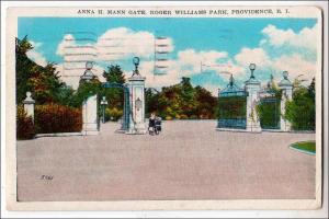 Anna H Mann Gate, Roger Williams Park, Providence RI