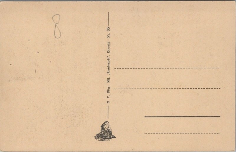 Netherlands Hilversum Postkantoor Vintage Postcard 04.09