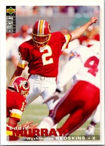 1995 Upper Deck Football Card Eddie Murray Washington Redskins sk21456