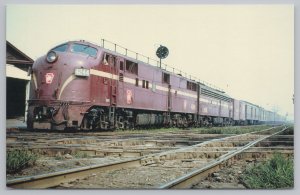 Transportation~Pennsylvania Railroad~EMD E7 & E8~Chicago~Vintage Postcard 